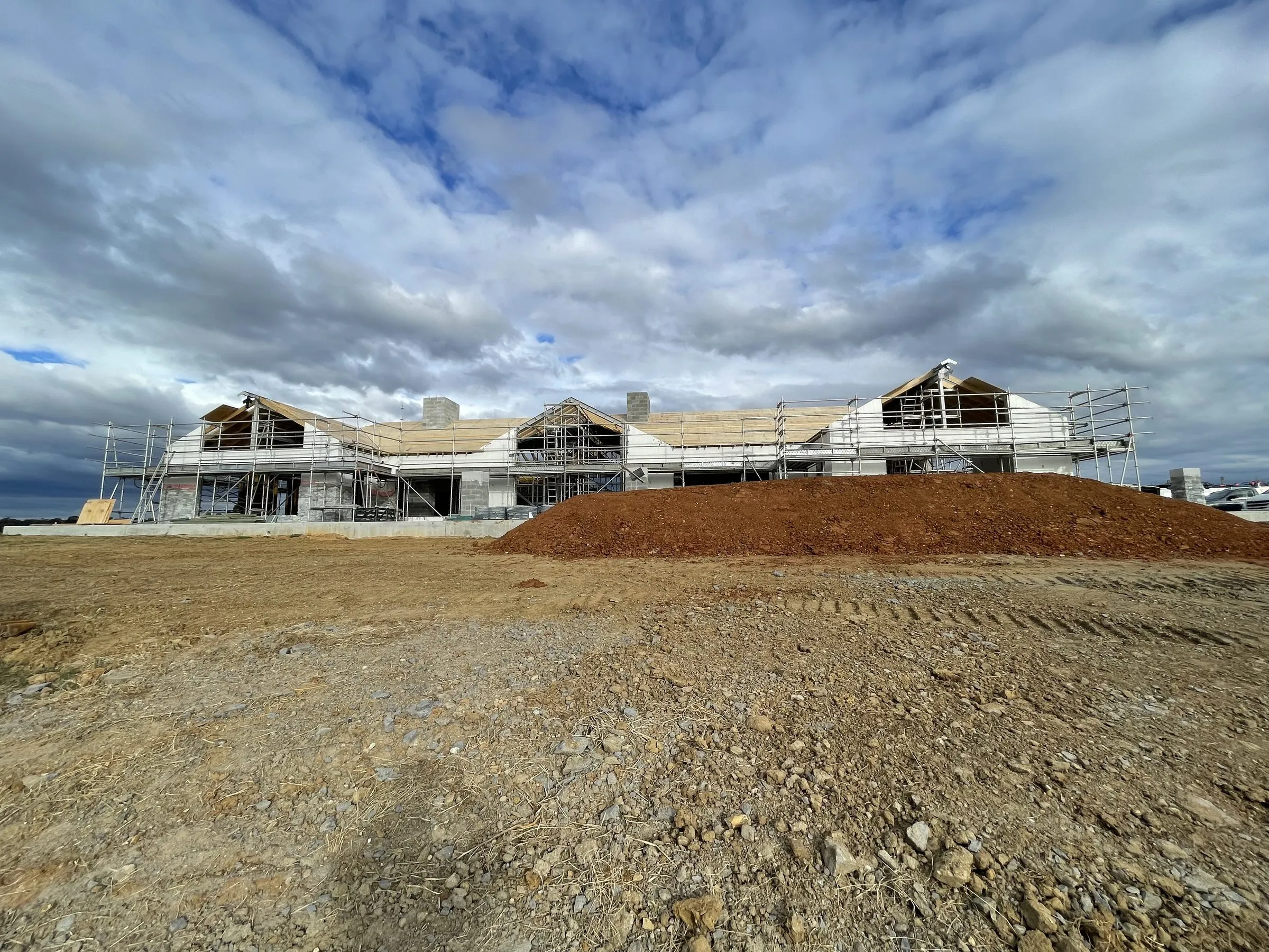 New home under construction by OSBUILT Projects near Newcastle NSW